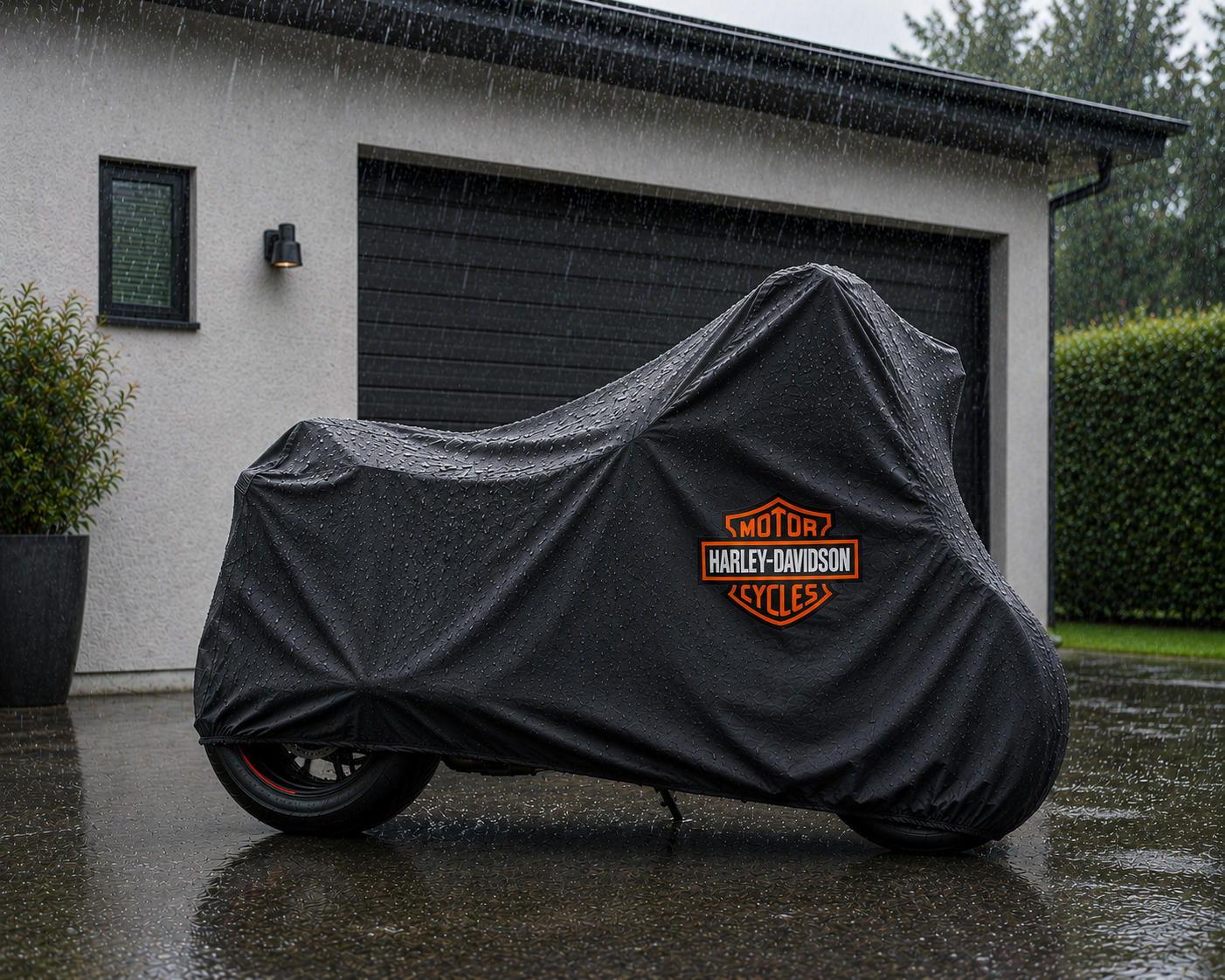 Harley Davidson Motorcycle Outdoor Cover – Rain, Sun & Dust Resistant