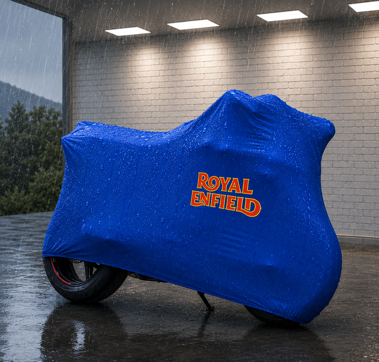 Royal Enfield Motorcycle Cover Outdoor Waterproof Custom Fit