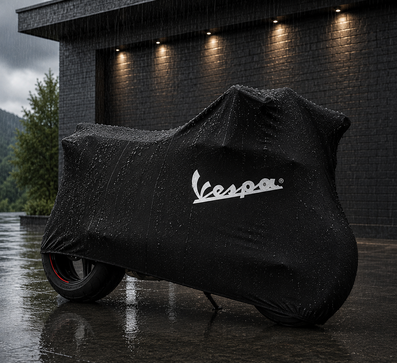 Vespa Motorcycle Cover Outdoor Waterproof Custom Fit