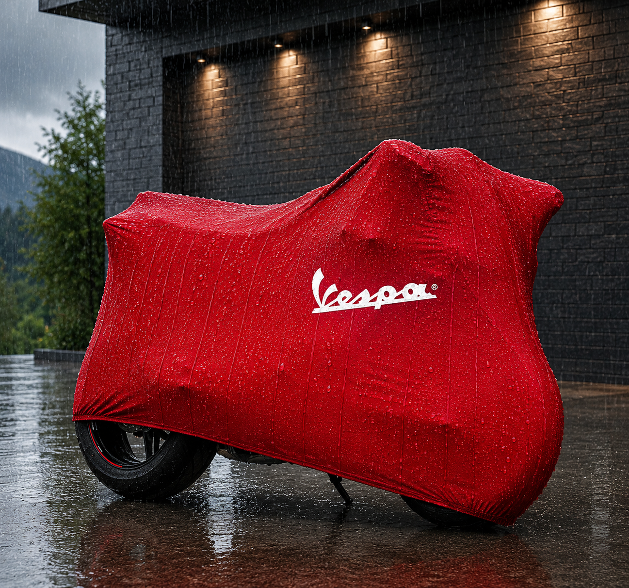 Vespa Motorcycle Cover Outdoor Waterproof Custom Fit