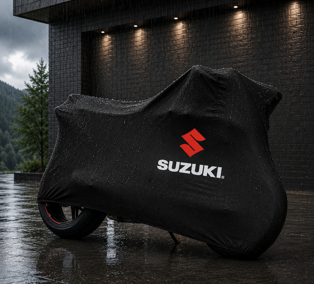 Suzuki Motorcycle Cover Outdoor Waterproof Custom Fit