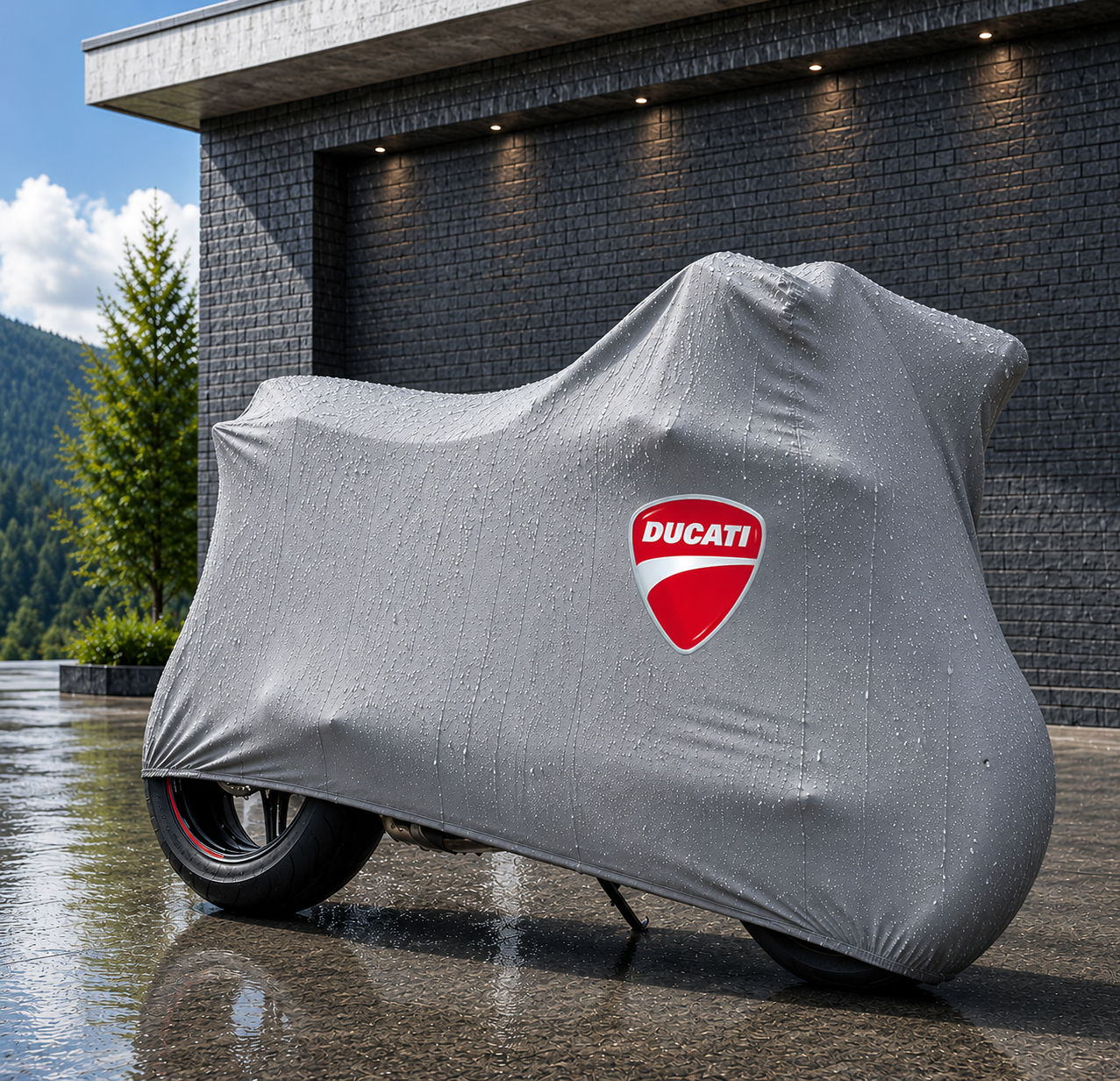Ducati Motorcycle Cover Outdoor Waterproof Custom Fit