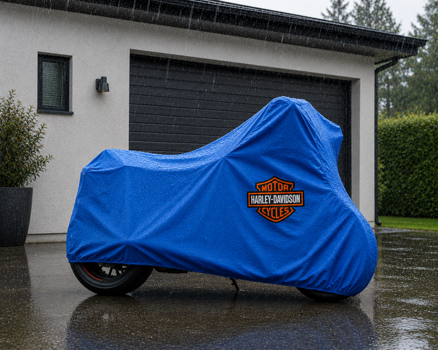 Harley Davidson Motorcycle Outdoor Cover – Rain, Sun & Dust Resistant